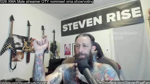 Snapshot of stevenrisenyc chatting on May 4, 2026, 12:39 am StevenRiseNYC online show from May 4, 2026, 12:39 am
