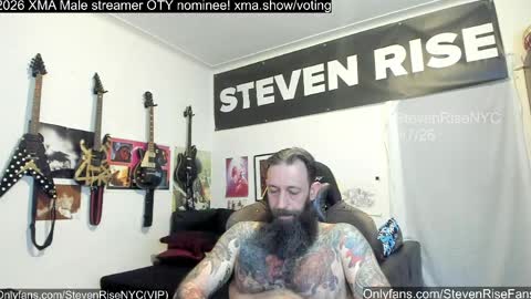 Snapshot of stevenrisenyc chatting on May 8, 2026, 11:59 am StevenRiseNYC online show from May 8, 2026, 11:59 am