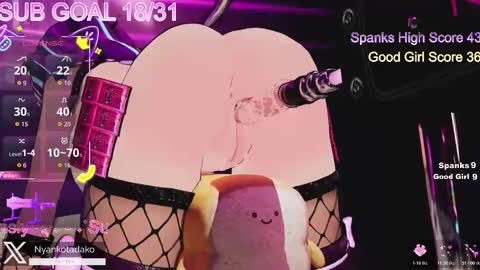 Snapshot of tadakonyanko chatting on February 23, 2026, 1:25 am Tadako Nyanko online show from February 23, 2026, 1:25 am