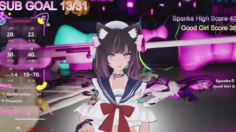 Snapshot of tadakonyanko chatting on March 7, 2026, 2:52 am Tadako Nyanko online show from March 7, 2026, 2:52 am