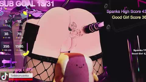 Snapshot of tadakonyanko chatting on March 15, 2026, 12:22 pm Tadako Nyanko online show from March 15, 2026, 12:22 pm