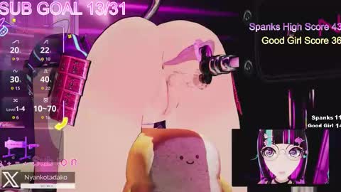 Snapshot of tadakonyanko chatting on March 16, 2026, 1:33 am Tadako Nyanko online show from March 16, 2026, 1:33 am