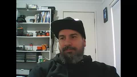 Snapshot of theozbeardguy chatting on October 27, 2025, 12:15 am aussiebeard online show from October 27, 2025, 12:15 am