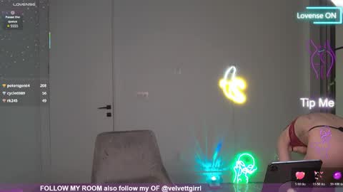 VelvetTGirl online show from April 8, 2026, 3:17 am