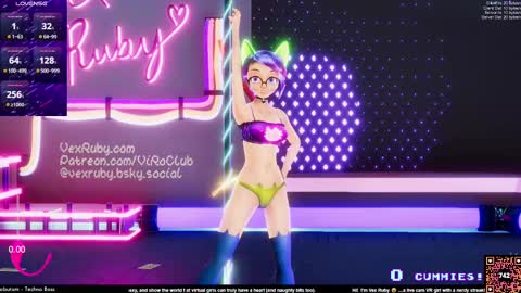 Vex Ruby online show from February 23, 2025, 1:13 am