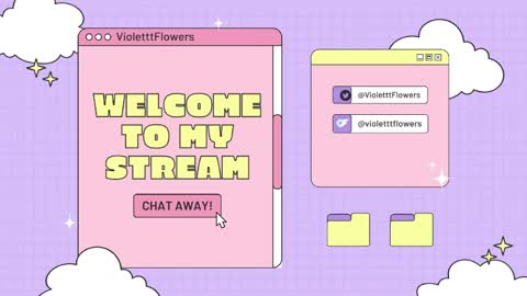 Snapshot of violetttflowers chatting on April 1, 2026, 4:15 pm Violet Flowers online show from April 1, 2026, 4:15 pm