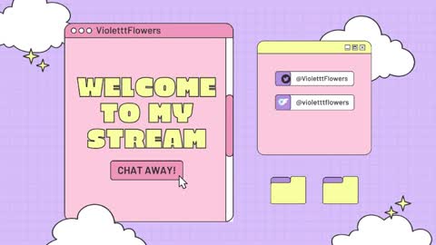 Snapshot of violetttflowers chatting on April 4, 2026, 8:06 pm Violet Flowers online show from April 4, 2026, 8:06 pm