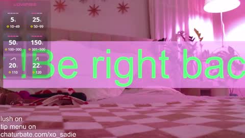 Snapshot of xo_sadie chatting on January 14, 2025, 7:06 am Xo Sadie online show from January 14, 2025, 7:06 am