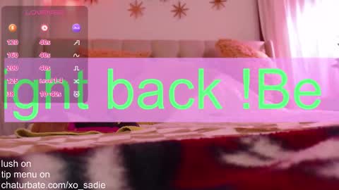 Snapshot of xo_sadie chatting on March 24, 2026, 4:39 am Xo Sadie online show from March 24, 2026, 4:39 am