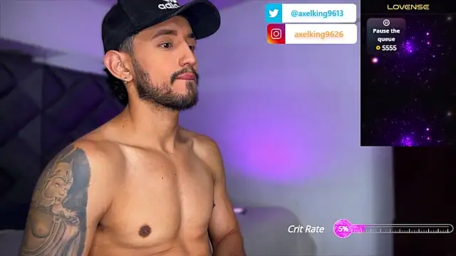 AxelKing1326 online show from January 24, 2025, 12:31 am