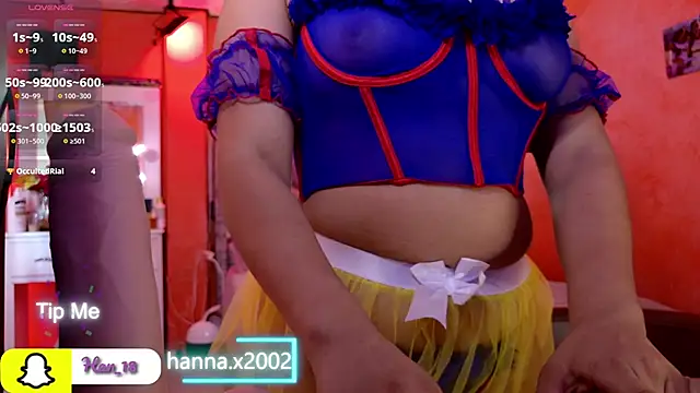hanna sex18 online show from January 21, 2025, 6:55 pm