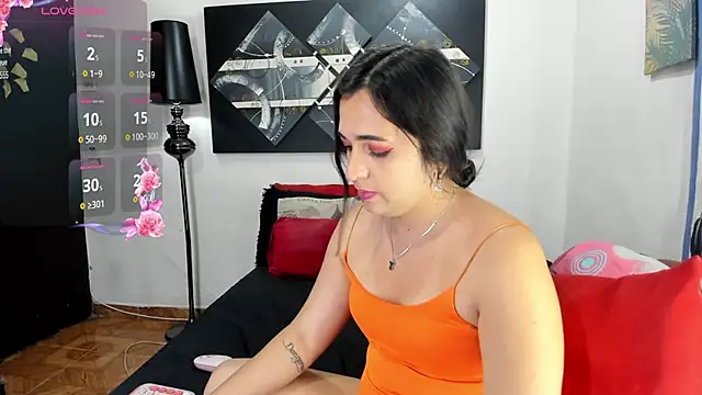 Snapshot of SARAMISHA chatting on February 23, 2025, 12:19 am SARAMISHA online show from February 23, 2025, 12:19 am