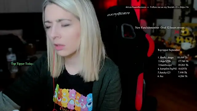 Lisaonthemoon online show from October 1, 2025, 7:20 pm