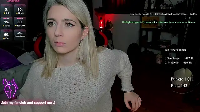 Snapshot of Lisaonthemoon chatting on February 5, 2026, 9:41 pm Lisaonthemoon online show from February 5, 2026, 9:41 pm