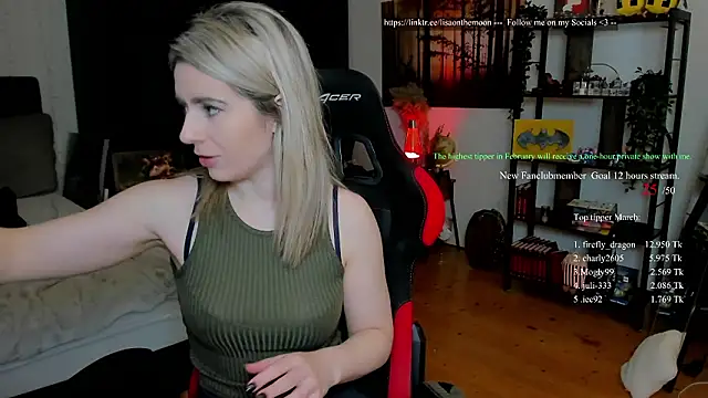 Lisaonthemoon online show from March 9, 2026, 7:18 pm