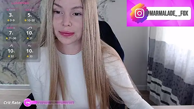 Snapshot of Marmalade_Fox chatting on April 22, 2026, 6:27 am Marmalade Fox online show from April 22, 2026, 6:27 am