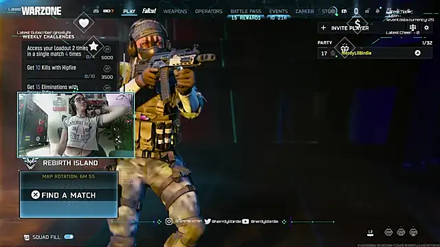 Snapshot of Nerdylilbirdie chatting on January 9, 2026, 8:54 pm Nerdylilbirdie online show from January 9, 2026, 8:54 pm