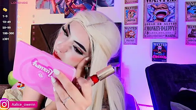 Aliceowenn online show from February 9, 2026, 12:14 am