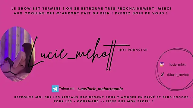 lucie mehott online show from March 2, 2025, 8:40 pm