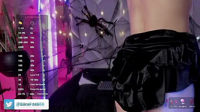 Sara Foxx1 online show from October 31, 2025, 8:10 pm