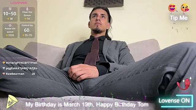 Tom blunt96 online show from March 19, 2025, 10:00 am