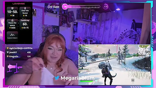 MegariaB online show from January 11, 2025, 7:06 am