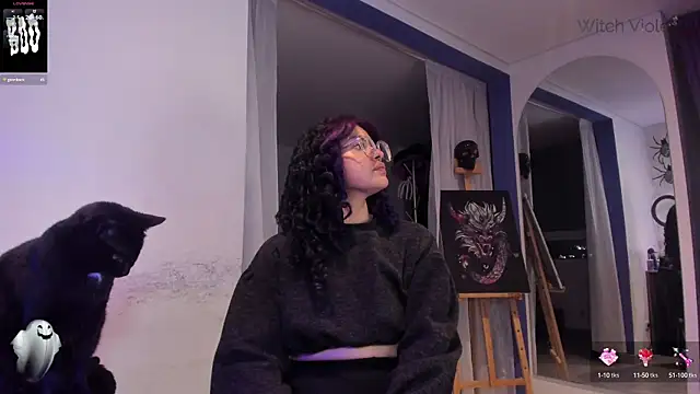 Snapshot of witchviolet chatting on February 26, 2025, 1:43 am witchviolet online show from February 26, 2025, 1:43 am