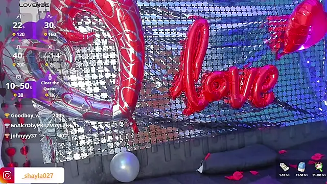 Shayla27 online show from February 13, 2025, 1:50 am