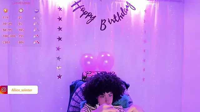 Alice winter  online show from January 19, 2025, 9:23 pm