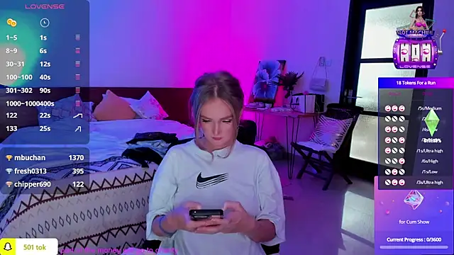 PrincessVS online show from February 8, 2025, 3:41 am