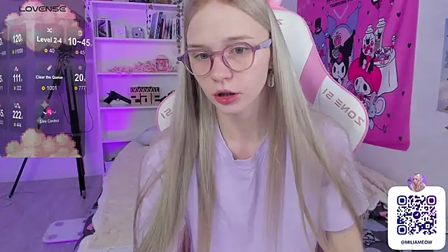 Snapshot of Milia_Parker chatting on February 9, 2025, 1:55 am Milia Parker online show from February 9, 2025, 1:55 am