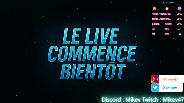 Mikev online show from October 30, 2025, 7:03 pm