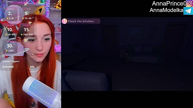 Anna Prince online show from February 23, 2025, 9:33 am