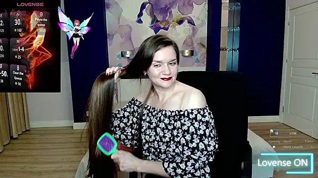 AriaGray online show from October 25, 2025, 8:25 pm