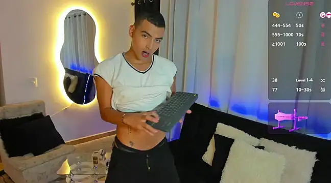 Andrew x777 online show from February 20, 2025, 11:43 pm