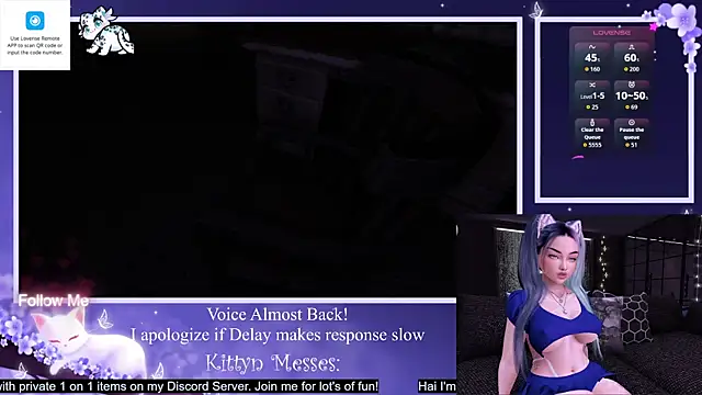 SassyKittyn online show from October 22, 2025, 6:13 am