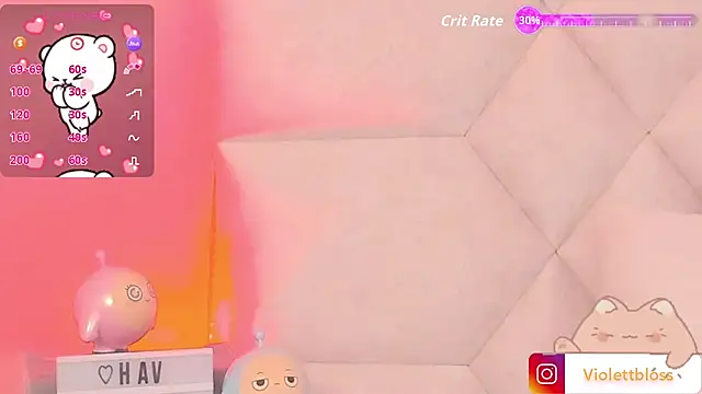 Violettbloss online show from October 29, 2025, 3:09 am