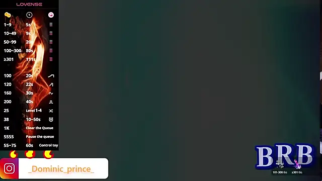 DominicPrince online show from November 13, 2025, 7:35 pm