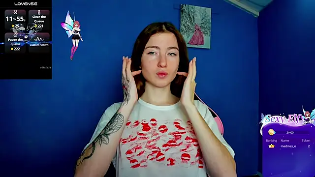 Snapshot of Luxuryalma chatting on February 25, 2025, 7:20 am Luxuryalma online show from February 25, 2025, 7:20 am