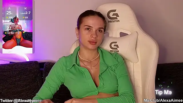 Snapshot of AlexaAimee chatting on February 13, 2026, 9:38 am AlexaAimee online show from February 13, 2026, 9:38 am