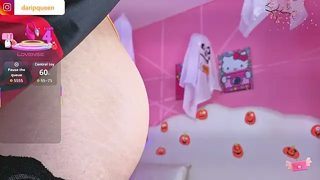 DaripQueen online show from October 10, 2025, 3:22 pm