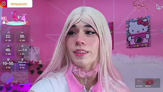 DaripQueen online show from January 9, 2026, 2:09 pm