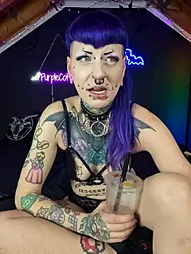 Purple Coffin666 online show from March 15, 2025, 9:16 pm