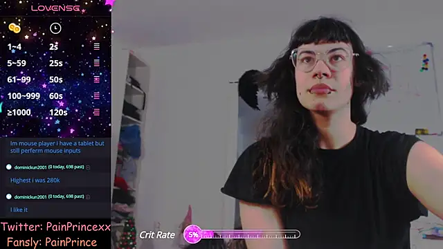 pain princee online show from January 20, 2025, 2:57 pm