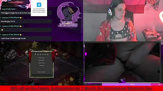 Rae-Suon online show from March 11, 2025, 9:04 pm