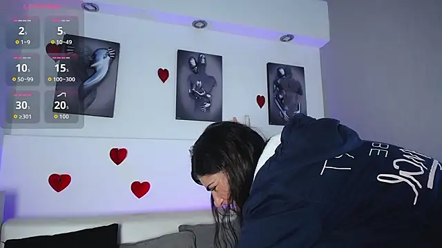 Melodi Roux online show from March 9, 2026, 1:15 pm