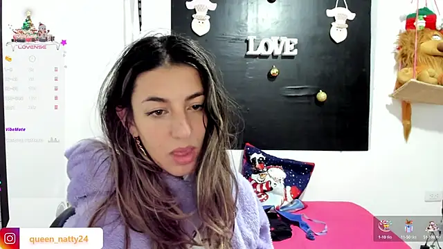 Snapshot of queen-natty chatting on December 28, 2024, 7:00 am queen-natty online show from December 28, 2024, 7:00 am