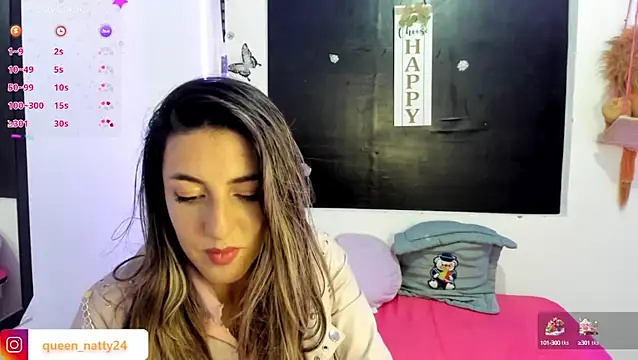 Snapshot of queen-natty chatting on January 28, 2025, 4:18 am queen-natty online show from January 28, 2025, 4:18 am