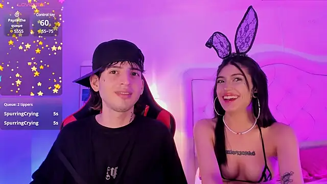 Snapshot of sett_and_gwen chatting on March 9, 2025, 7:45 am sett and gwen online show from March 9, 2025, 7:45 am