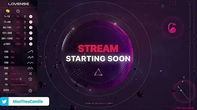 MissTheaCamille online show from January 31, 2025, 8:43 pm